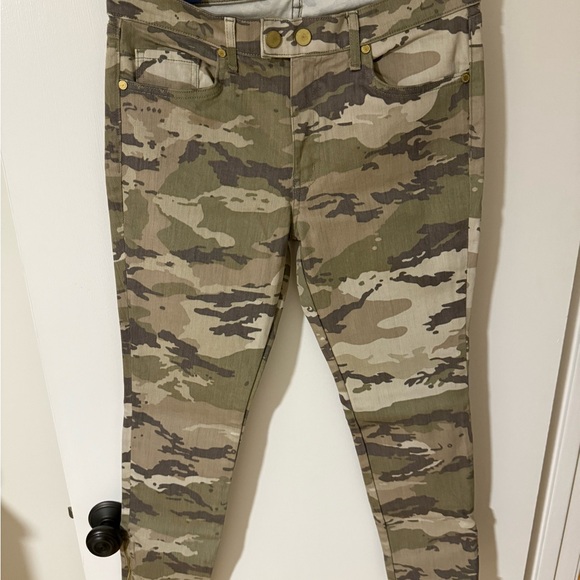 Ramy Brook Olive Camo Skinny Jeans - Picture 1 of 7